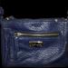 Nine West Bags | Nine West Blue Leather Handbag Purse With Adjustable Long Strap | Color: Blue | Size: Os