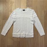 J. Crew Sweaters | J. Crew Ruffled Sweater | Color: Cream/White | Size: M