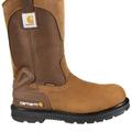 Carhartt Shoes | Carhartt Men's Waterproof Wellington Pull On Work Boots - Round Toe Sz14 | Color: Brown | Size: 14