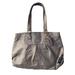 Coach Bags | Coach Ashley Leather Carryall Shoulder Bag Metallic Bronze Purse | Color: Gray | Size: Os