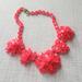 J. Crew Jewelry | J. Crew Hot Pink Bib Style Necklace | Color: Pink | Size: Os