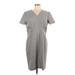 BOSS by HUGO BOSS Casual Dress - Shift: Gray Dresses - Women's Size 12