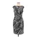 Lauren by Ralph Lauren Casual Dress - Sheath: Black Graphic Dresses - Women's Size 12