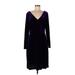 Signature collection Casual Dress - Midi: Purple Dresses - Women's Size Large