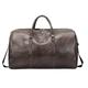 Travel Duffel Bag Weekender Bag for Men,PU Leather Travel Duffel Bag Waterproof Overnight Bag Carry-On Bag Overnight Bag (Color : A, Size : 50 * 26 * 28cm)