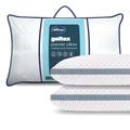 Silentnight Geltex Support Pillows 2 Pack - Luxury Firm Support Pillows Responsive Pressure Relief for Neck and Shoulder Pain - Ideal for Stomach, Back and Side Sleepers - 2 Pack