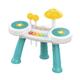 Kids Drum Set Musical Instrument Developmental Musical Toy Baby Drum for Kids 6 to 12 Months Preschool Children, Blue