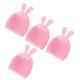 MAGICLULU 28 Pcs Rabbit Ears Facial Brush Facial Cleanser Brush Hand Held Massager Crystal Perfume Bottle Lash Suitcase Face Cleaning Women Facial Brush Cute Face Brush