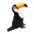 BESTonZON 2 Pcs Toucan Doll 2021 New Year Gift Bird Figures Toy Plush Toy Collectible Figurines for Kids Plush Doll Plaything Parrot Plush Plushia Child Animal Kk Material