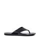 Dune Mens FREDOS Leather Toe Post Sandals Size UK 6 Flat Heel Casual Sandals