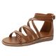 HUPAYFI Womens-Diamante-Sandal Women's Sneaker PU Leather Low Top Lace up Comfortable Casual Shoes Breathable Spring Slip on Shoes Summer Shoes for Men,30th Birthday Gifts for her 5 37.99 Brown