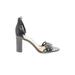 Vince Camuto Heels: Black Shoes - Women's Size 8 1/2 - Open Toe