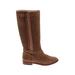 Candela Boots: Brown Solid Shoes - Women's Size 9 - Round Toe
