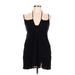 Wild Fable Casual Dress - Mini: Black Solid Dresses - Women's Size Large