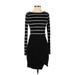 Bailey 44 Casual Dress - Bodycon: Black Color Block Dresses - Women's Size Small