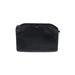 Lodis Leather Clutch: Pebbled Black Solid Bags