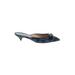 J.Crew Mule/Clog: Slip-on Kitten Heel Casual Green Shoes - Women's Size 10 - Pointed Toe