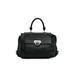 Salvatore Ferragamo Leather Satchel: Black Bags