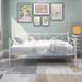 Winston Porter Schlenker Metal Open-Frame Bed Metal in White | 38.38 H x 38.58 W x 81.1 D in | Wayfair 6BE5C9D4E32F45909BA6184F79955C28