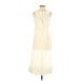 BCBGMAXAZRIA Runway Casual Dress - Popover: Ivory Dresses - Women's Size Small