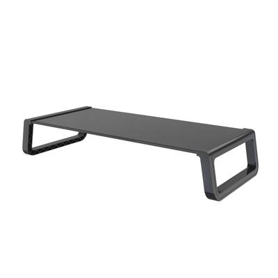 Svita - ansan Monitorständer Monitorerhöhung Schreibtisch Computertisch Glas Schwarz Image