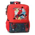 Joumma Marvel Spiderman Urban Schulrucksack, Rot, 27 x 33 x 11 cm, Polyester, 13,68 l, rot, Schulrucksack