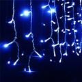 LED Curtain Lights Solar 3x0.5m 4mx0.6m 5x0.8 24V Low Voltage Remote Control Solar Power Plug-in Dual Purpose String Light Thanksgiving Christmas Outdoor Party Garden Decoration Fairy Lights Gypsophila 1 set