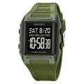 SKMEI Men Digital Watch Outdoor Sports Fashion Wristwatch Luminous Stopwatch Alarm Clock Countdown TPU Watch