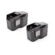 Vhbw - 2x Batteries pour cercleuse compatible avec Fromm P320 (1500mAh, 12V, Ni-MH)