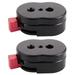 2X Field Monitor Quick Release Plate for LCD Monitor Arm LED Light Camera Camcorder with 1/4-Inch Screw Hole