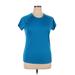 C9 By Champion Active T-Shirt: Blue Activewear - Women's Size X-Large