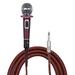 Dynamic Cardioid Condenser Handheld Microphone with 15ft Cable - Wired Mic with 6.35mm Plug for Live Stage Performances Karaoke and Music Singing
