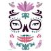 Pretty Comy Special Waterproof Facial Makeup Tattoo Stickers Dead Skull Face Dress Up Halloween