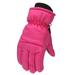 Rbaofujie Snow Ski Winter Mitten Gloves Waterproof For Baby Kids Toddler Boys Girls Warm Lined With Long Cuff Safety Gloves Hot Pink