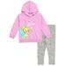 Disney Tinker Bell Toddler Girls Pullover Hoodie and Leggings Outfit Set Purple / Gray 2T