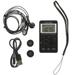 1Pc Mini FM AM Stereo Radio Portable Radio AM FM Radio (Black)