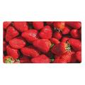 Balery Strawberry Red Mouse Pad 15.8x29.5 In Large Gaming Mouse Pad Desk Mat Long Non-Slip Rubber Stitched Edges Waterproof Mousepad Desk Mat For Gamer Office Home