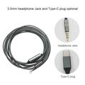 Spirastell Headset Cable Cable With Mic Pure Copper Wire Diy Cable With 3.5mm Male To Cable Semi-finished Headset Bare End Cable Male To Bare Wire 3.5mm Male Mic Pure Copper To Bare End Headset Cable
