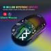 Quinlirra 2.4GHz Bluetooth Wireless Mouse Gaming Mouse 3 Mode RGB Backlight Wireless Optical USB Gaming Mouse 3600DPI Rechargeable Mute Mice