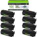 GREENCYCLE 8 Pack Compatible for HP 15X C7115X 15A C7115A 13X Q2613X Black Toner Cartridge Replacement with HP Laser Jet 1000 1200 1220 1300 1150 3300 3310 3320 3330 3380 Printer