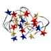NSESSHome Clearance 4th of July Star String Lights 10FT 20LED Red White and Blue Tree Topper Decorative Lights Fairy Lights Batteries Operated Decorative Lights