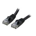 Coboc CY-CAT6-01-BK 1 ft. Cat 6 Black 550Mhz UTP Network Cable