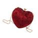 Messenger Bag for Women Fashion Shoulder Bag Makeup Bag Heart Rhingestone Bag Chain Bag Women s