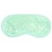 Cooling Eye Cover Stress Relief Relax Cold Hot Compress Reusable Plush Back Cold Eye Cover Light Green