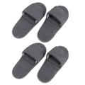 2 Pairs Foldable Travel Slippers Men s Sandals Hotel for at Home Household 10 Towel Man