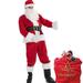 Adorable Red Santa Claus Bag Large Christmas Candy Gift Pouch Sack Santa Costume Accessory