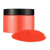 3.5oz (100g) Fluorescent Pigment Nail Powder Made of Resin (Oily) for Ink Coating Leather Printing Orange Red