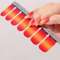Awdenio Deals Color Nail Polish Strips Wraps DIY Decals Beauty Nail Stickers Full Cover