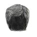 Huarll Wig Human Hair Wig Men s Wig with Wig Net Natural White Hair Gray and Silver Hair Color Heat Wig Size Adjustable