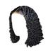 Adbnpza Half Wigs for Black Women Human Hair Wig Bundles Women S Short Curly Hair Mixed with Golden Headband Suitable for Women S Wigs Blonde Wig Small Curly Hair Black Brown